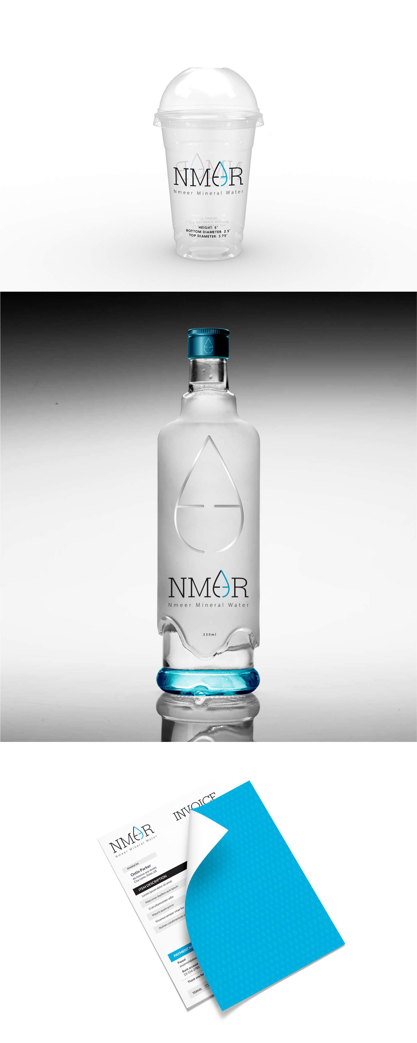 brand identity branding  graphic logo Logo Design products Water Brand water drop water logo water