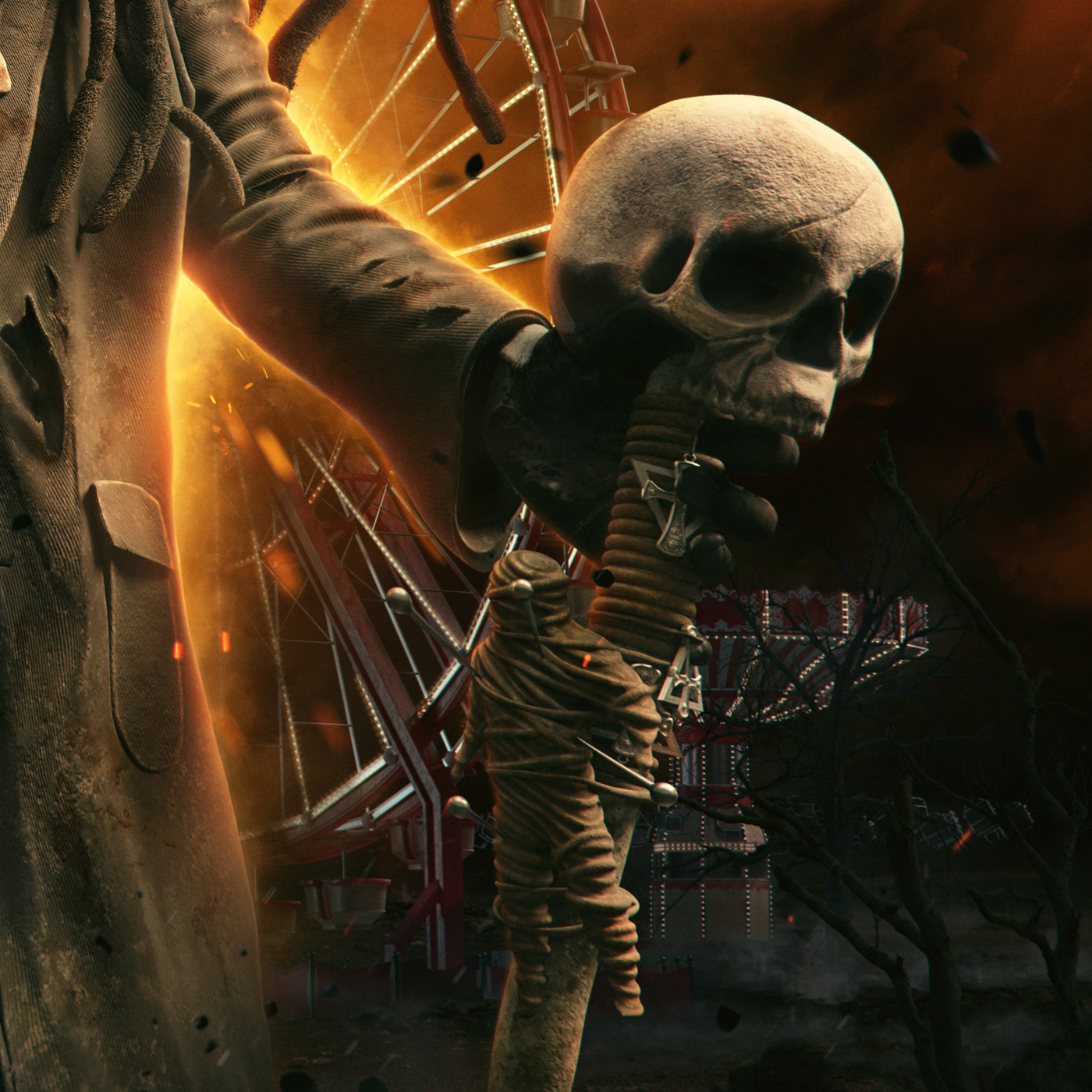 escape Insomniac magierski music event pijecki Circus dark Halloween horror poster