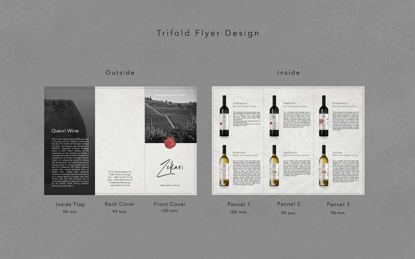 Advertising  brochure business card Catalogue flyer printing design printingmaterials trifoldflyer wine wineflyer