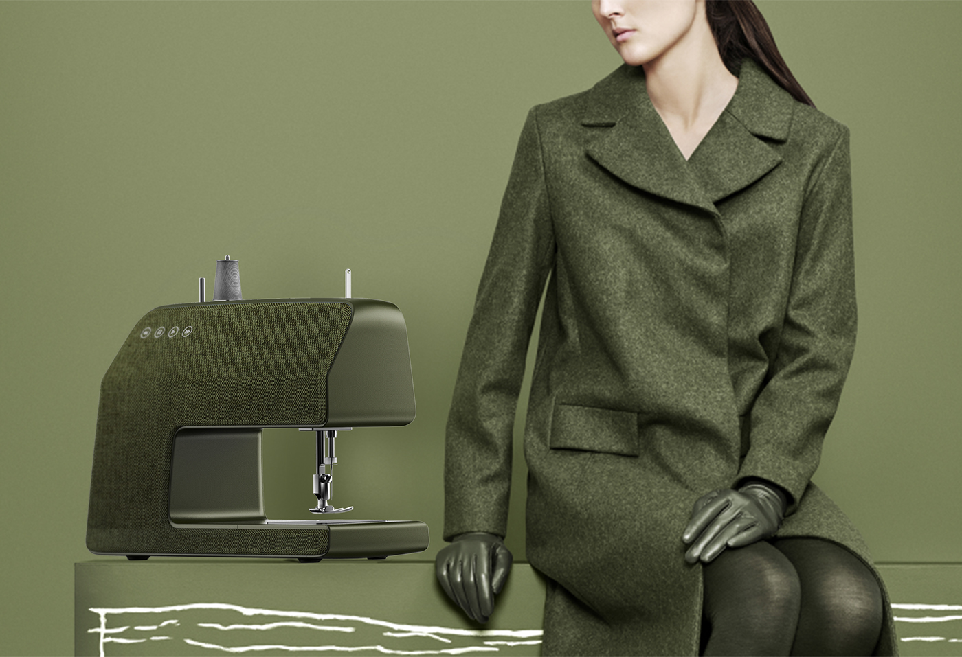 vifa texture fabric speaker sewing machine