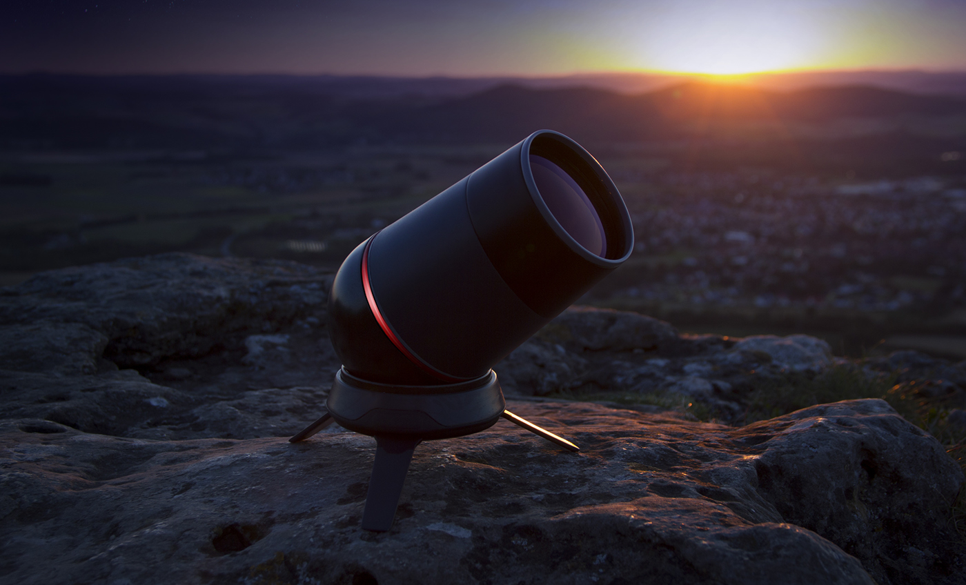 Telescope astronomy graduation thesis binocular moon AEON german app Astro
