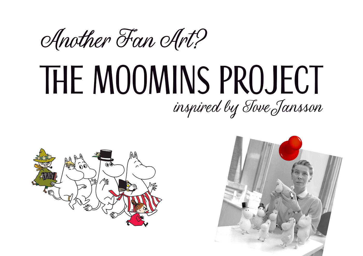 cartoon fanart handmade Moomintroll Clay Modelling gouache TRADITIONAL ART artwork gouache painting papercut