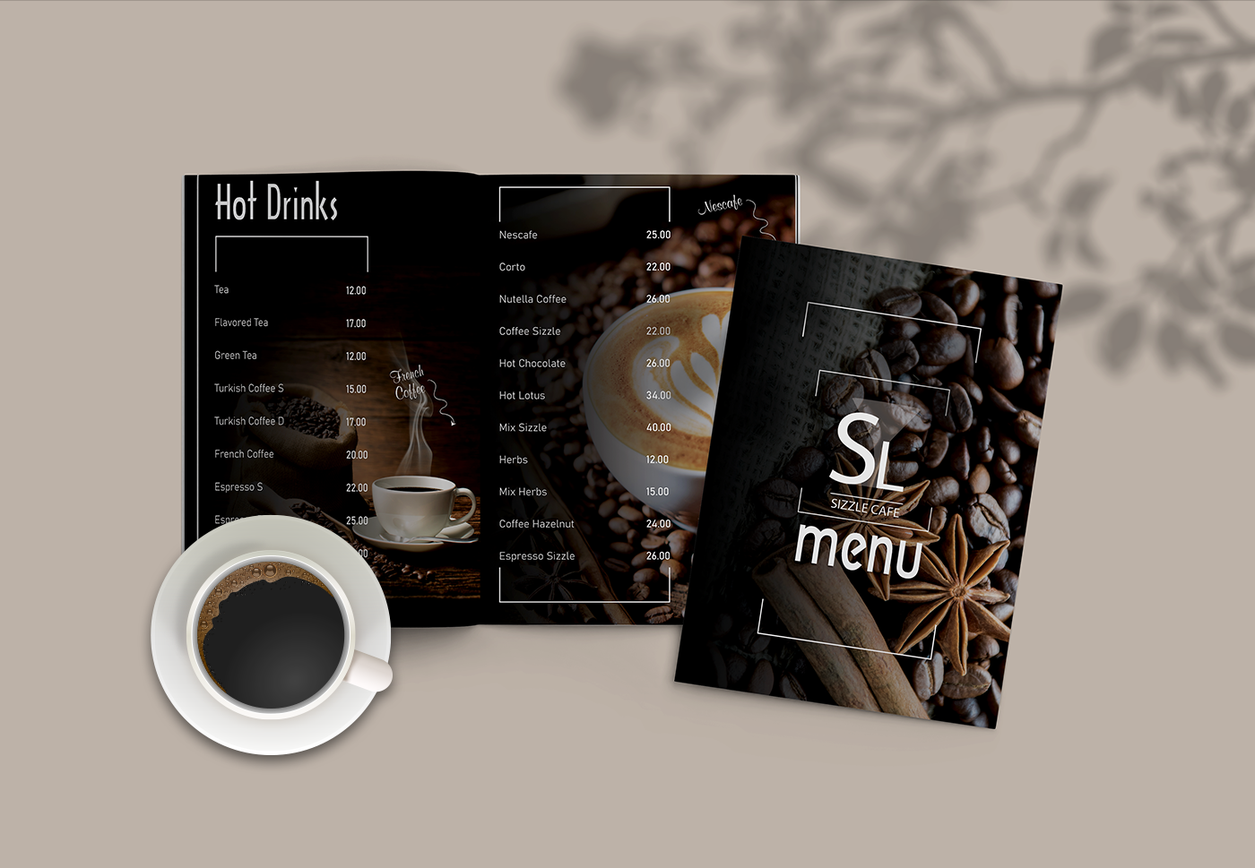 Advertising  cafe Coffee Coffee addicts Coffee lovers dessert drinks hot drinks menu social media