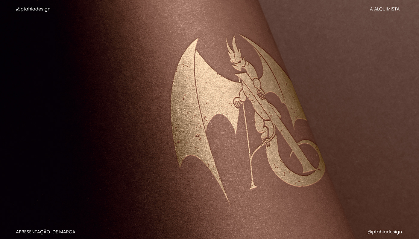 logo Logotype Logotipo identidadevisual dragões dragon Alchemist Saboaria alquimista