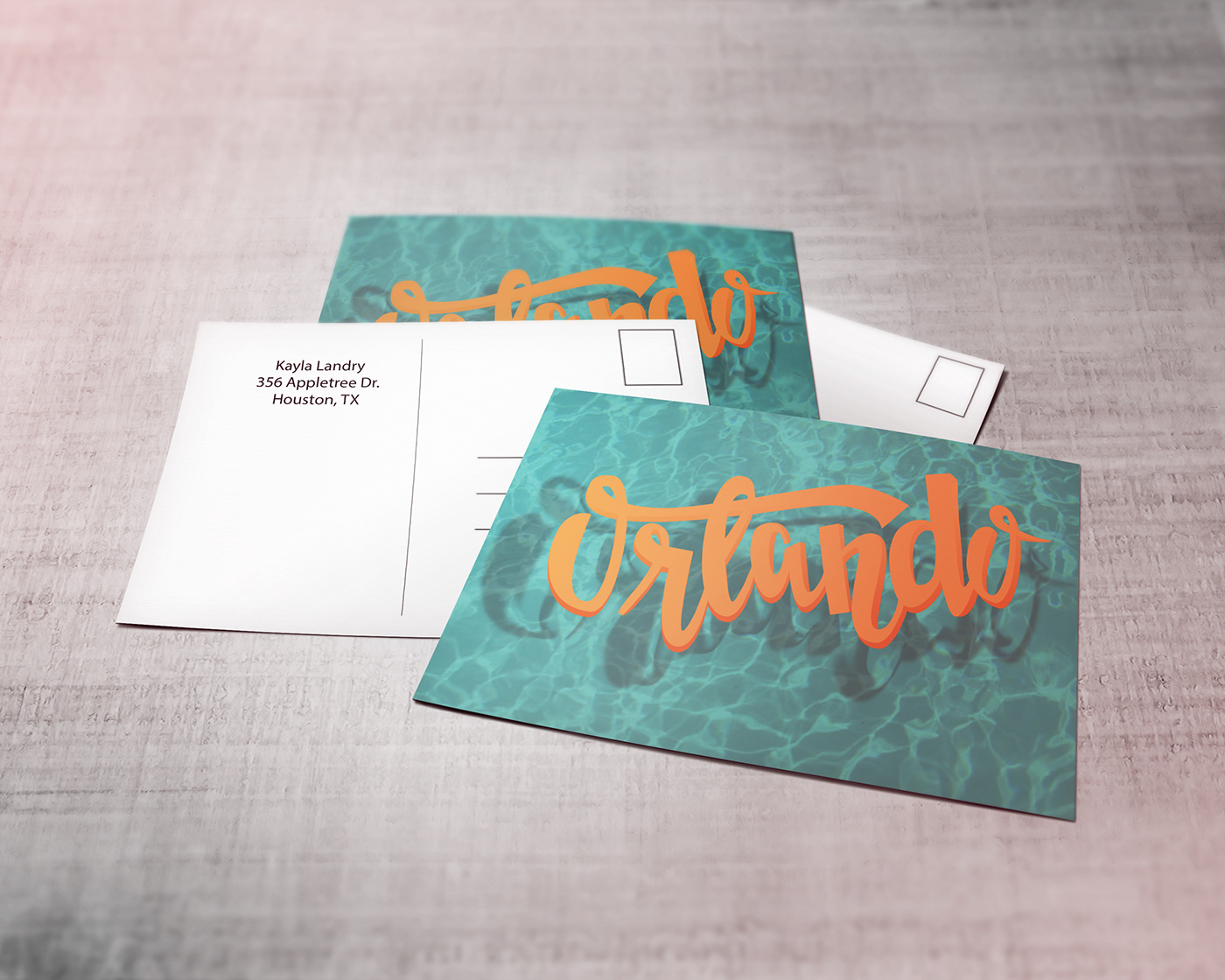 adobeawards typography   graphic design  orlando Travel Handlettering brush type