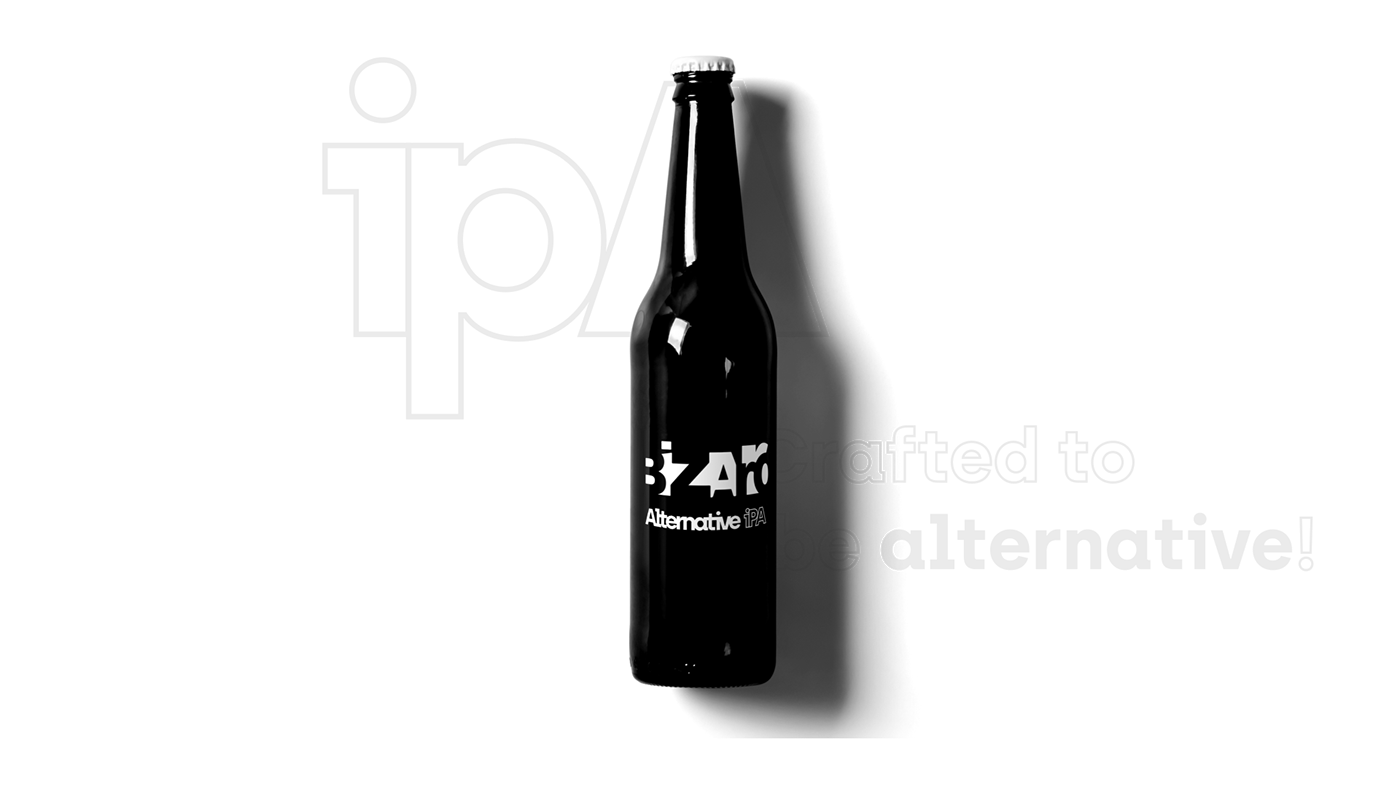 Packaging beer motiongraphics typography   branding  dark IPA kinetictypo darklabel kinetictype