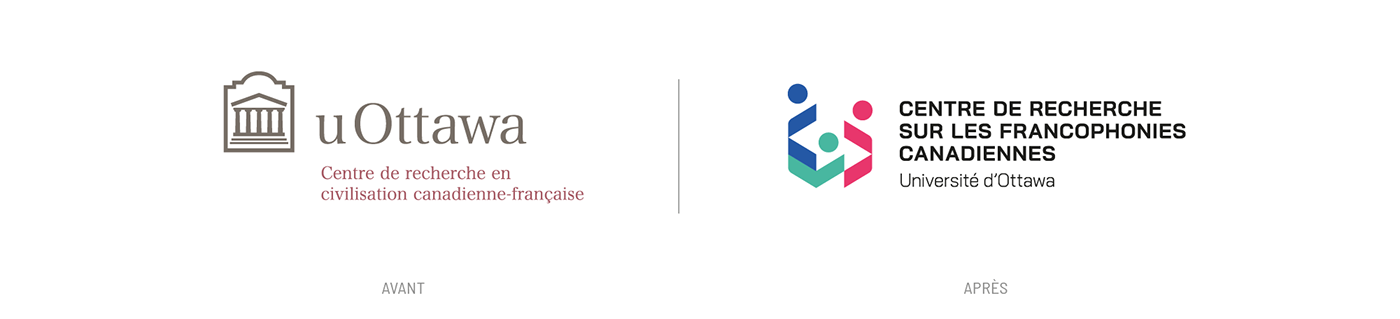 branding  Centre de recherche francophonie identité identité visuelle logo marque recherche université University