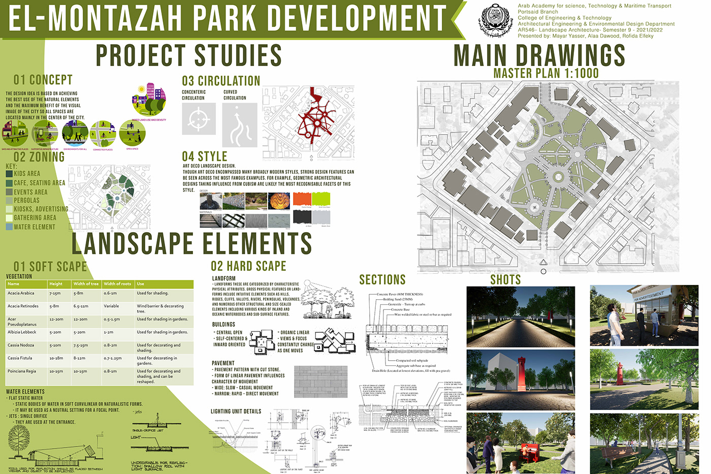 architecture Landscape exterior visualization 3D modern Render Park Urban Outdoor