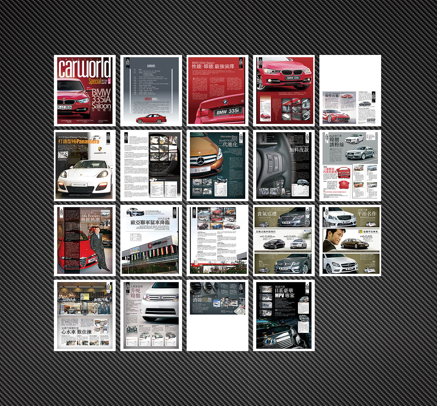 Company folder Icon magazine shelf meno pad Newspaper Ad paperzine