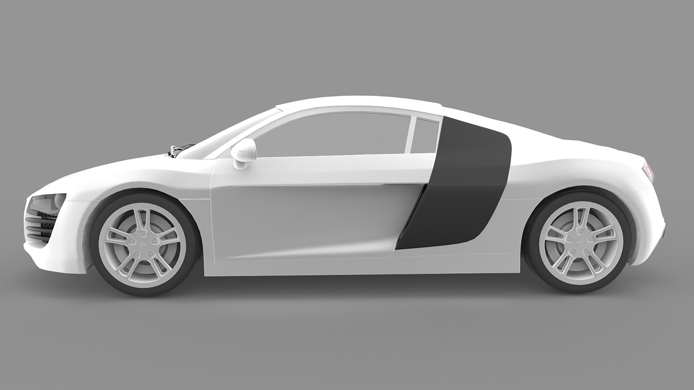 Audi R8 automotive   car 3D Maya keyshot