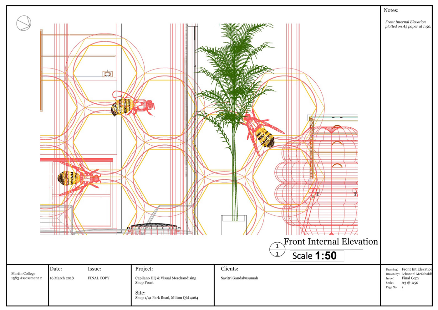 Commercial Interior Design construction communication capilano honey mockup Assessment Martin College 