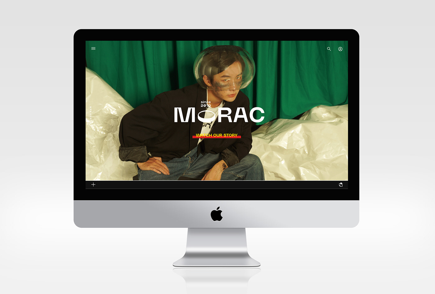 art direction  brand identity branding  creative environment graphic design  Morac trash uiux Website