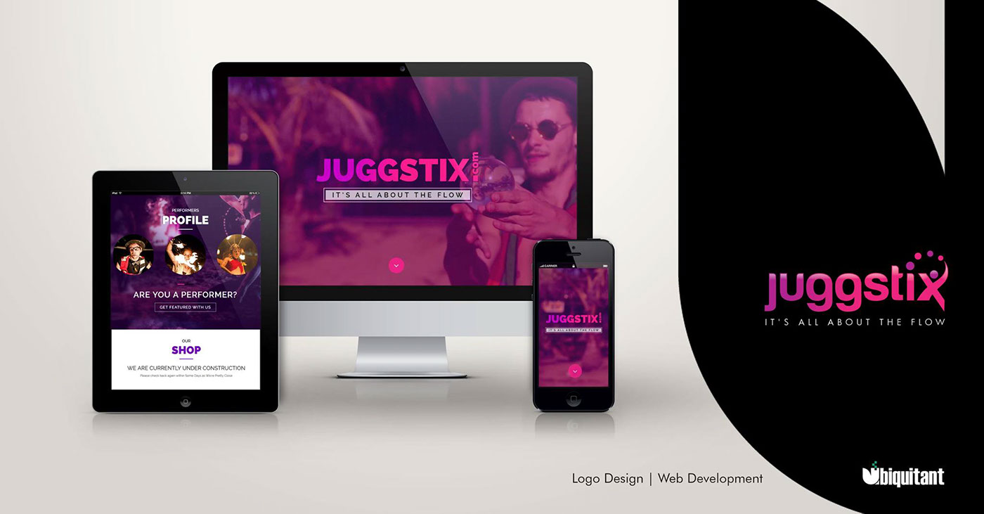 UI/UX logo designing Web Design  juggling