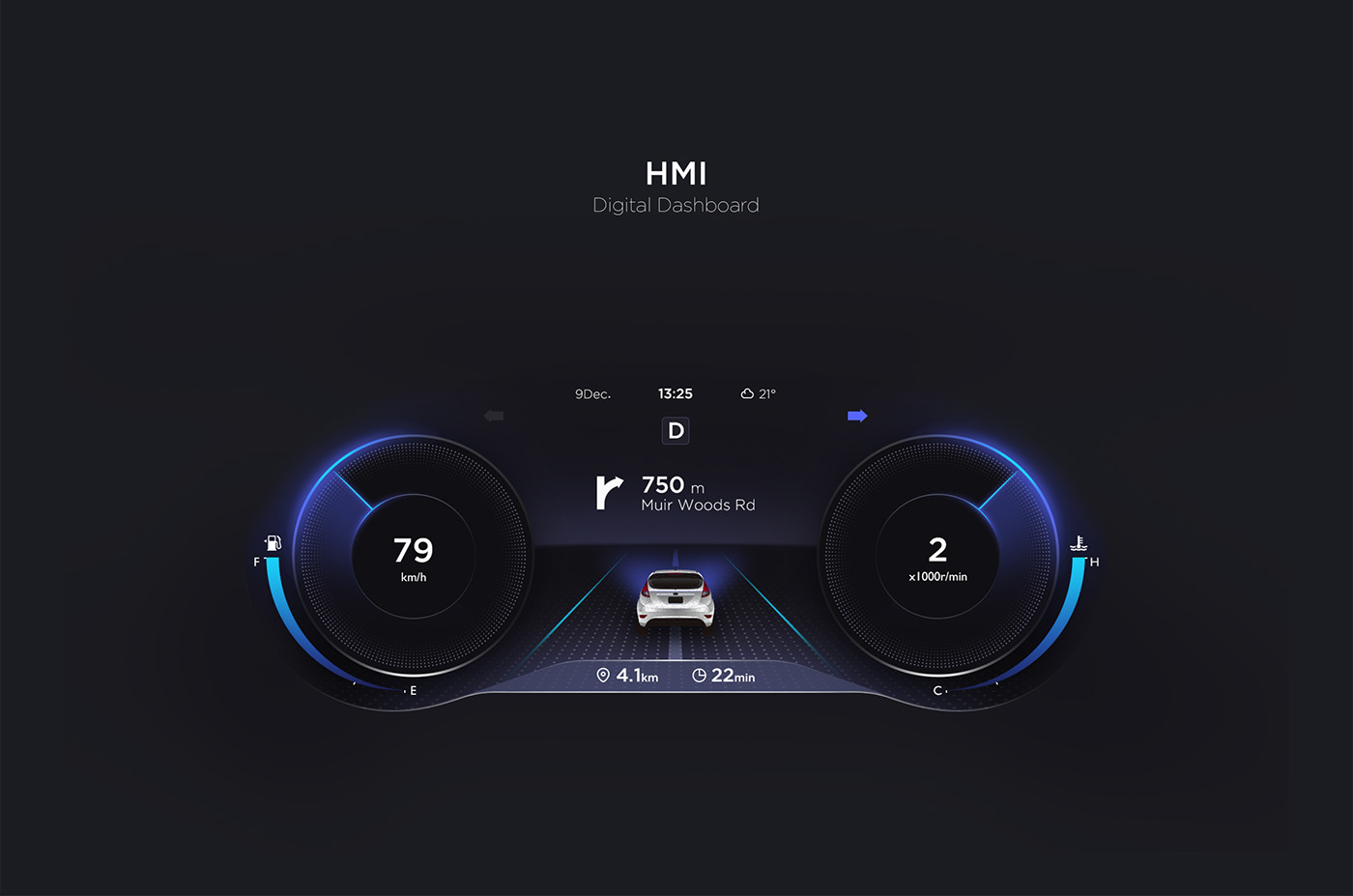 car hmi ux