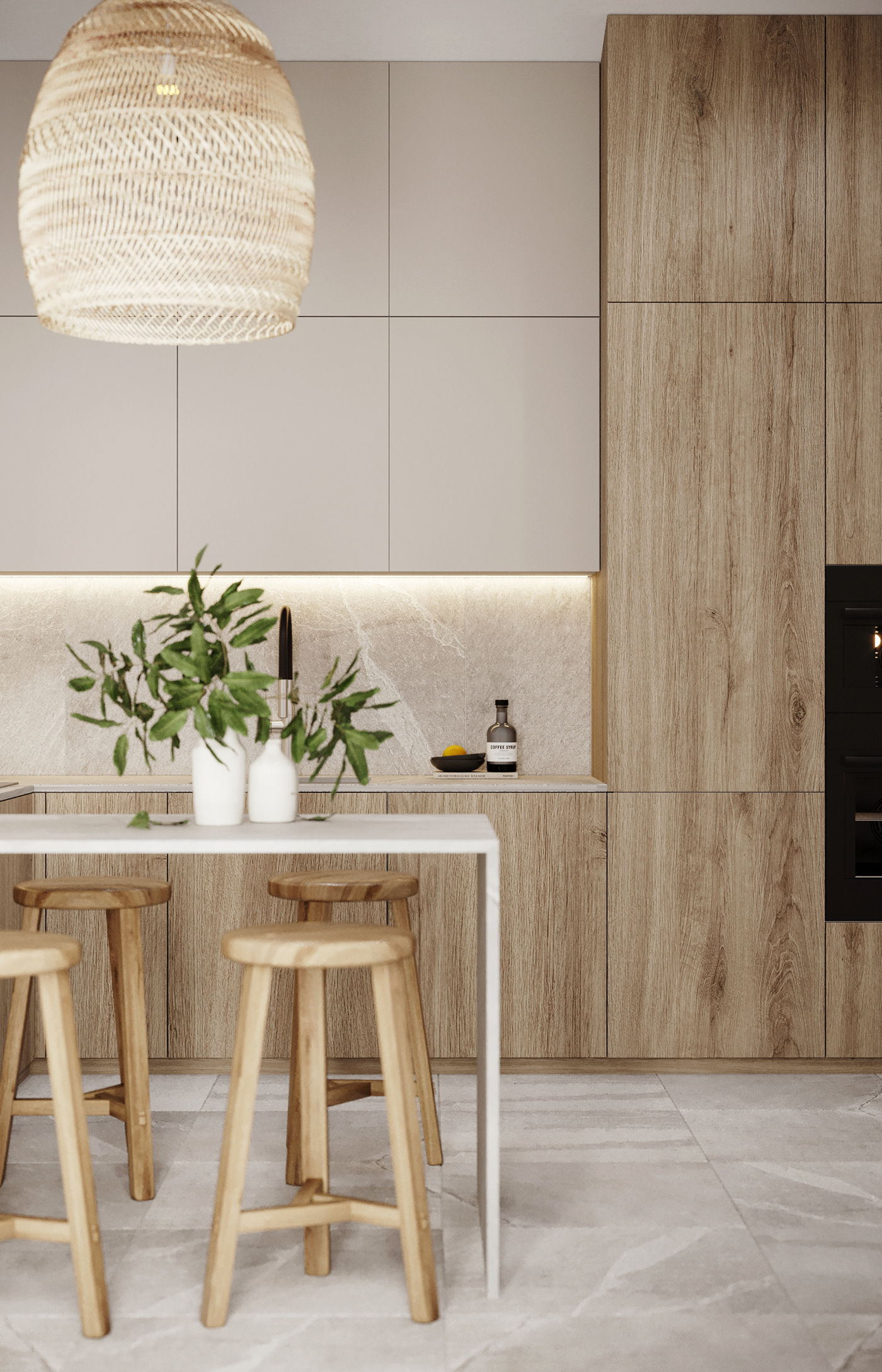 interior design  visualization 3ds max corona render  modern interior cozy home
