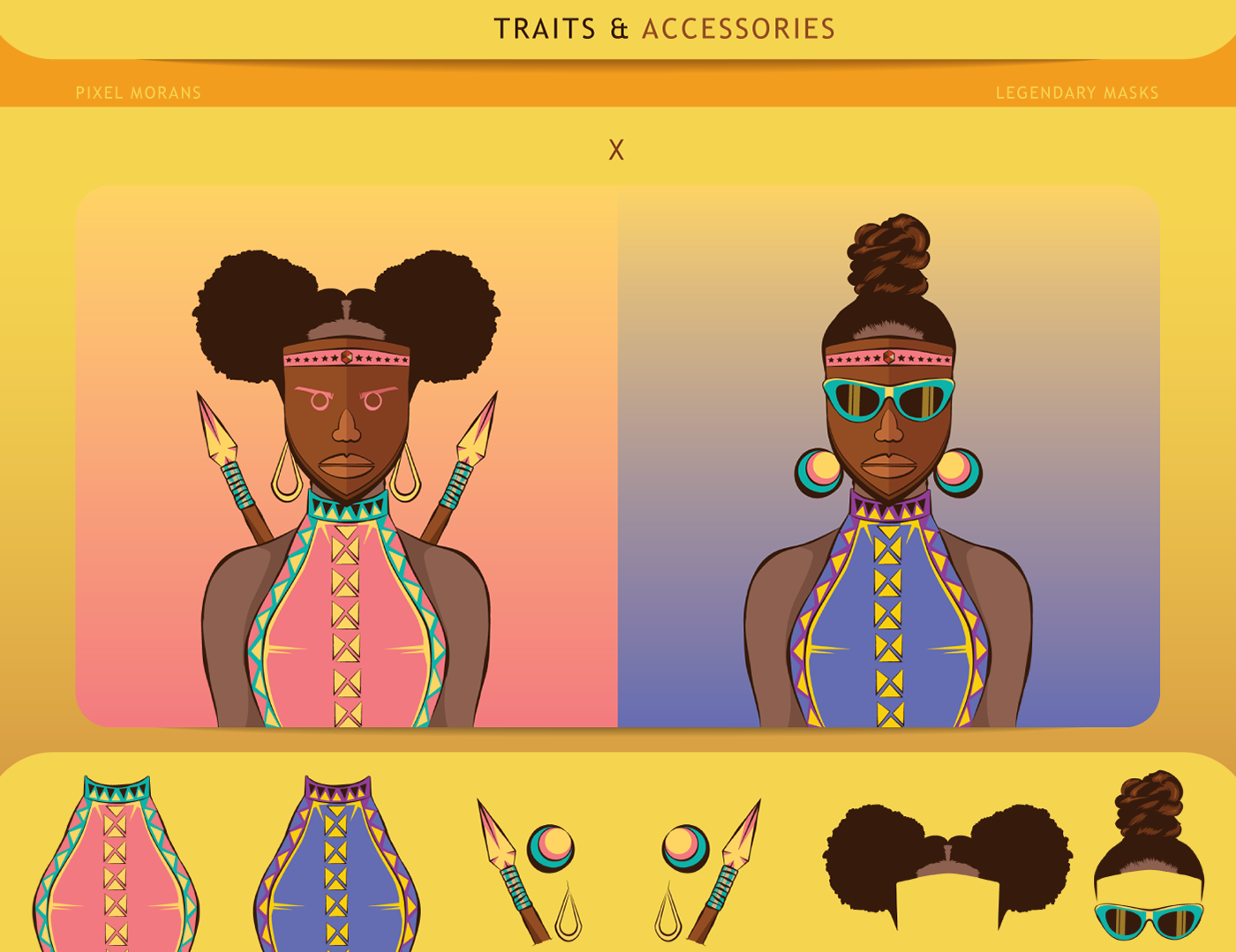 africa afrofuturism Character design  Digital Art  digital illustration futuristic ILLUSTRATION  kenya nft storytelling  