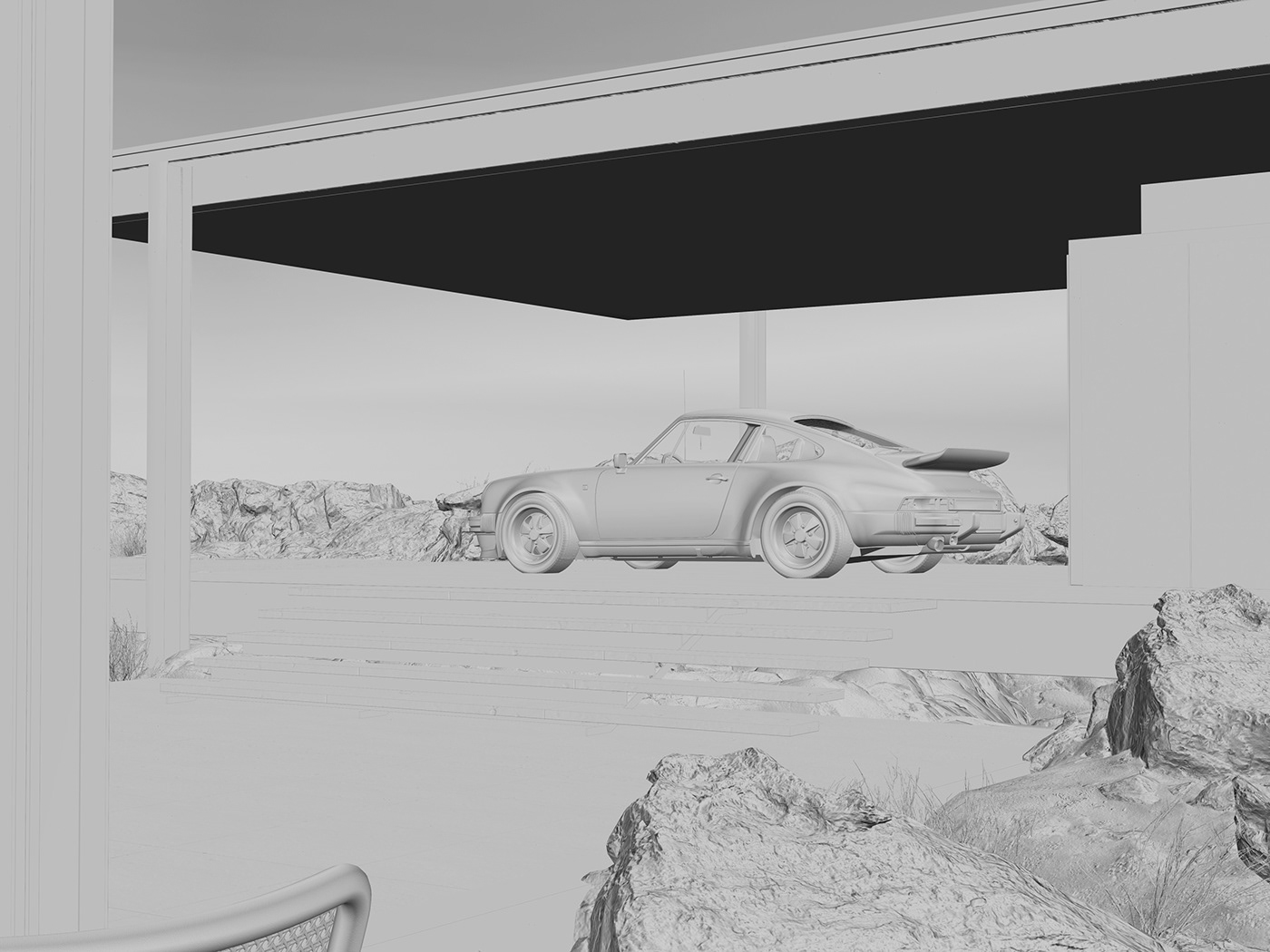 automotive   Automotive design Automotive Photography CGI cinematography landscape photography lighting Porsche realtime Unreal Engine