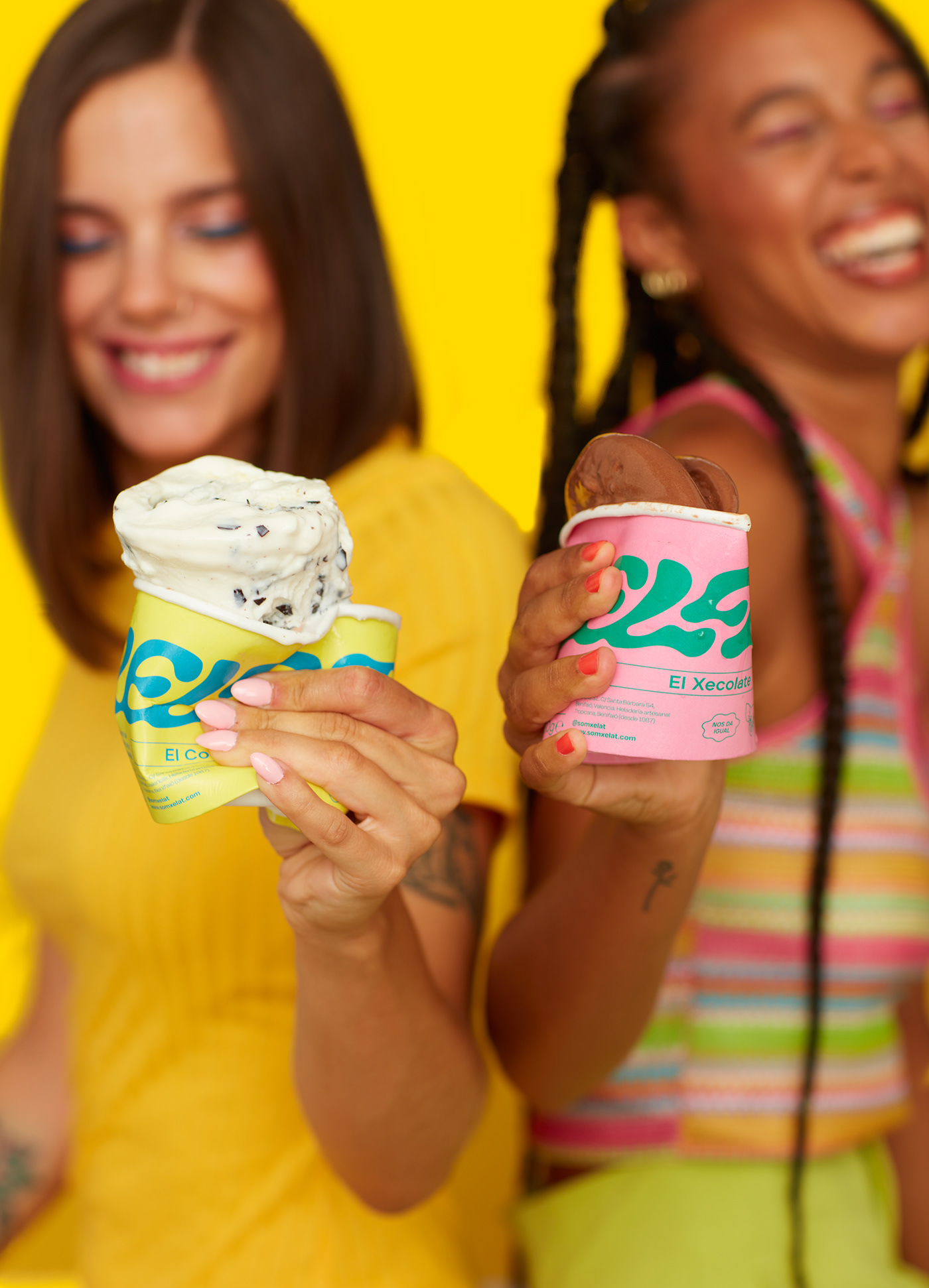 brand identity Calligraphy   helado ice cream Ice Cream Packaging icecream lettering Logo Design Packaging visual identity