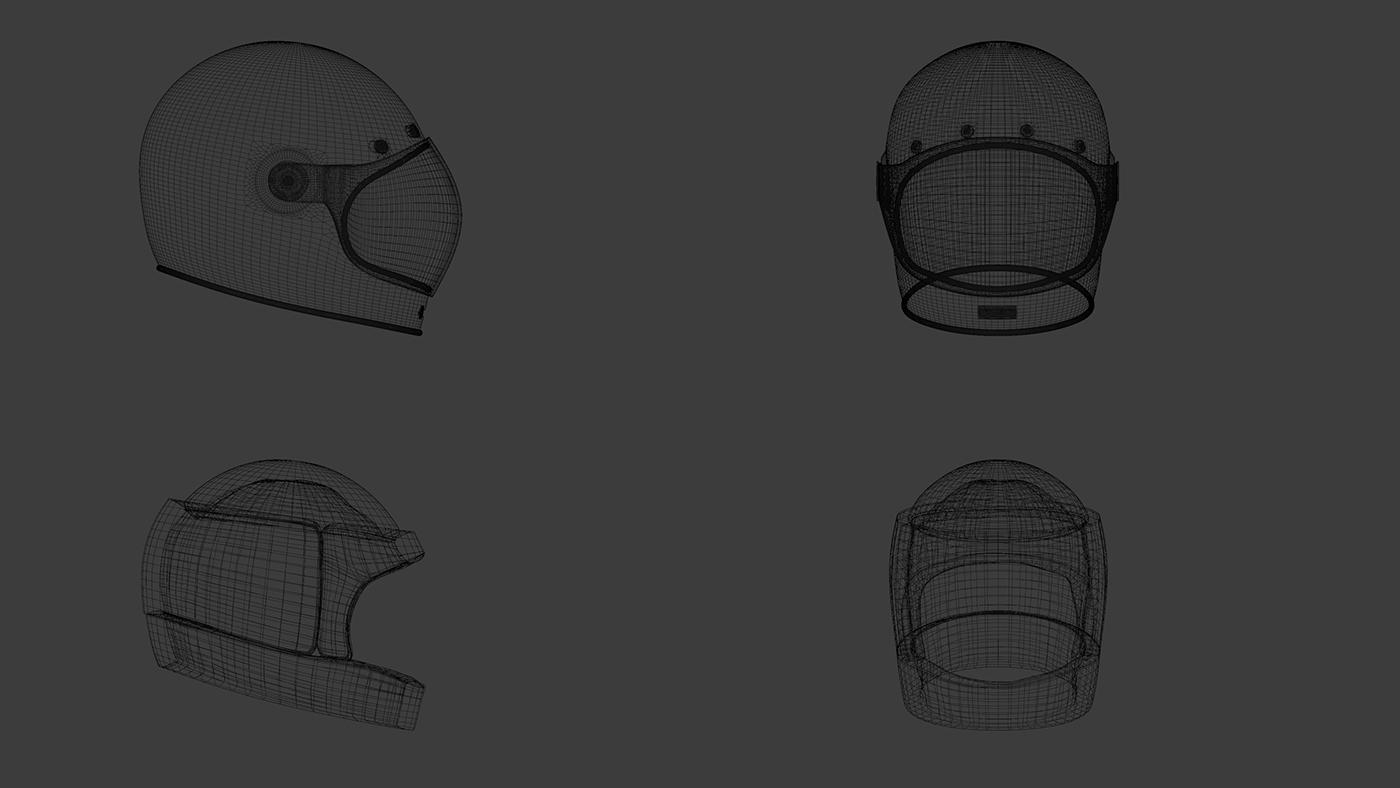 3D blender Helmet