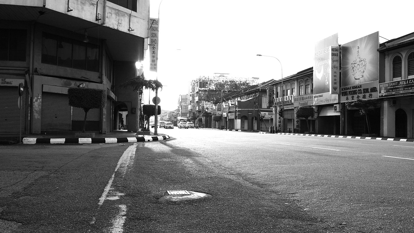 ipoh malaysia old town city downtown british bw photo photographer journal memories