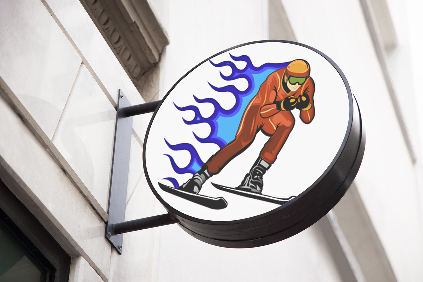 logo Logo Design Snowboarder sports vector
