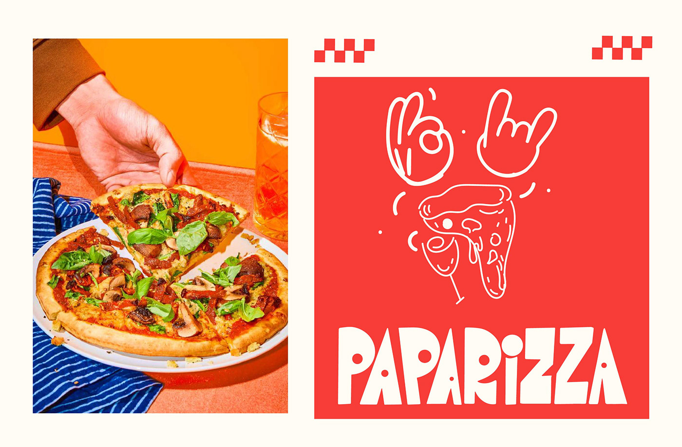 pizza logo Pizza branding  Packaging packagingdesign Brand Design pizza branding restaurant brandingdesign