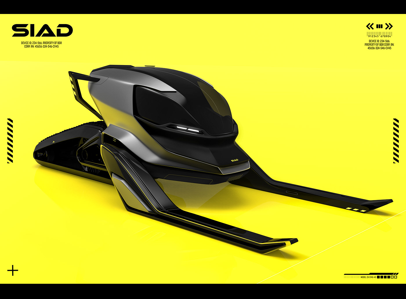 design concept snowcat Vehicle sketch Transport