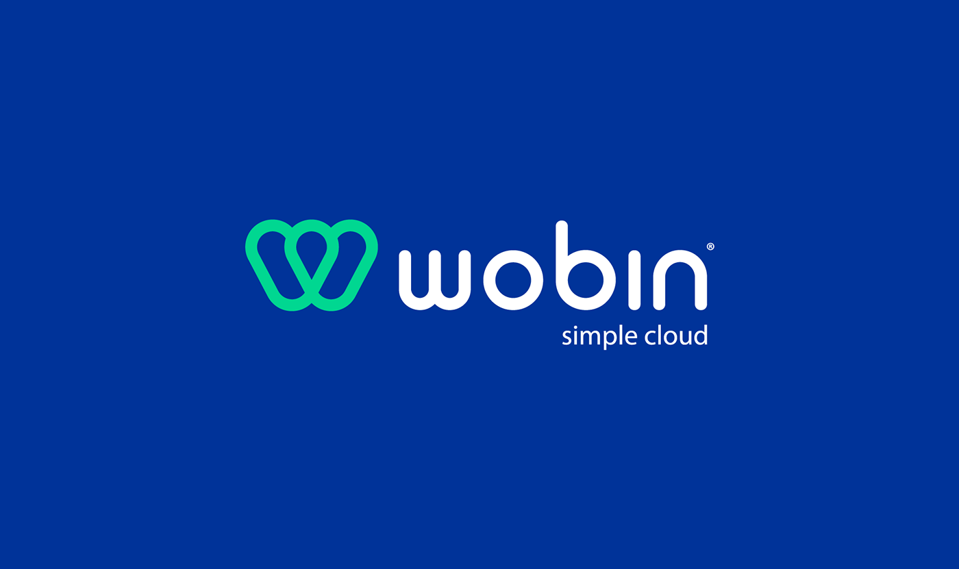 letter W tech logo brand cloud naming
