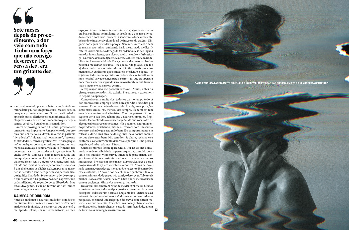 Glitch scanner art magazine Magazine design