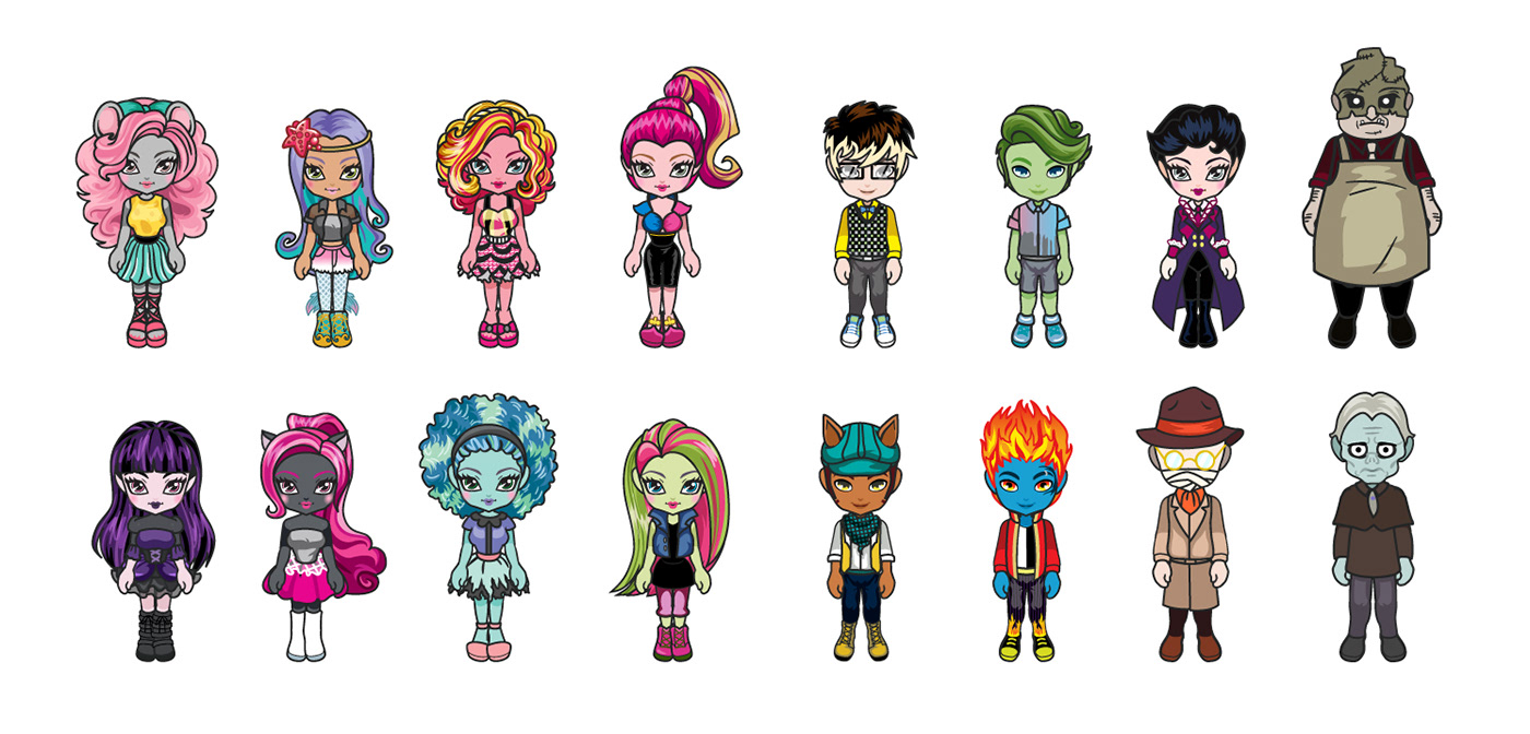 game character characters monster high