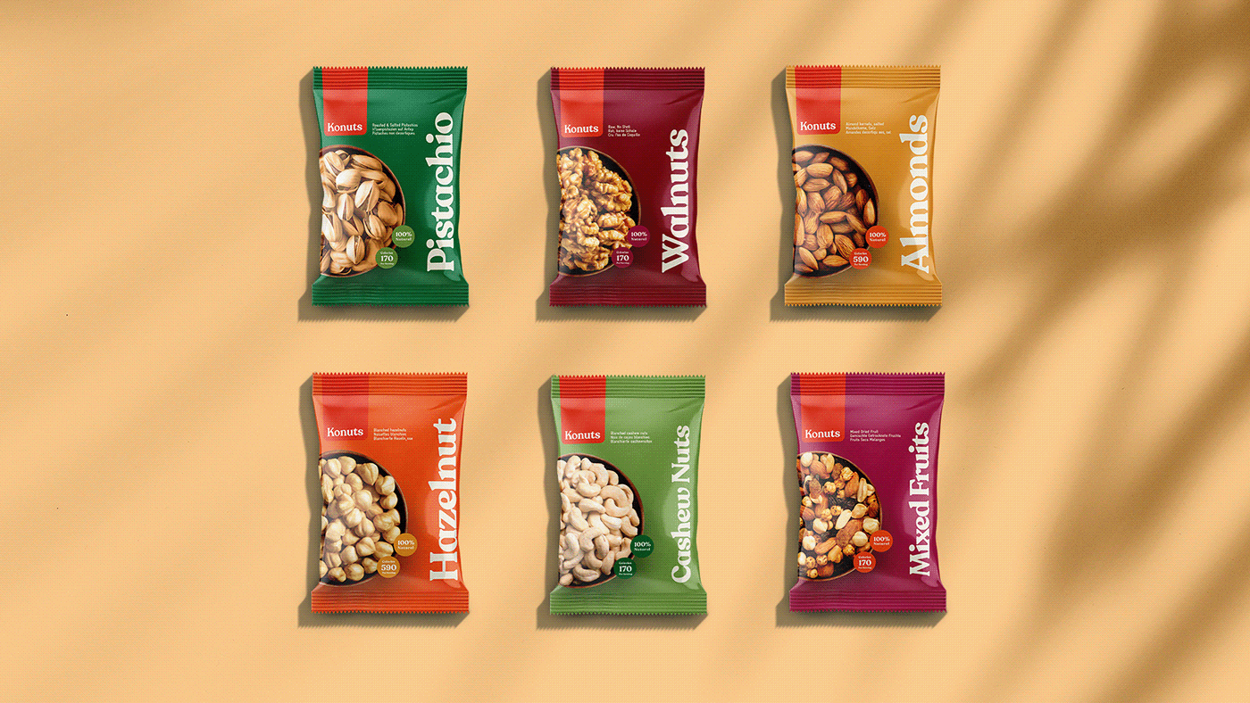 brandidentity branding  fruits graphicdesign nuts package packagedesign healthy nautre snacks