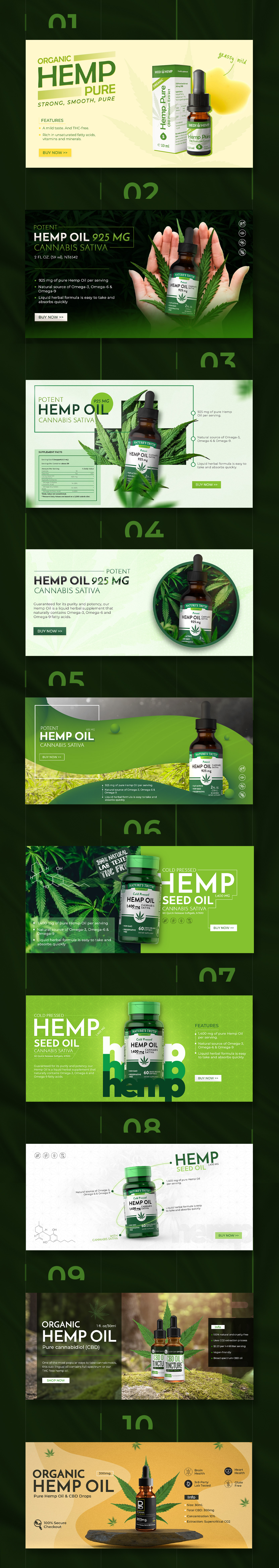 Ads Banner banner design cannabis CBD packaging cover design hemp product design Social media post Web Banner shopify banner