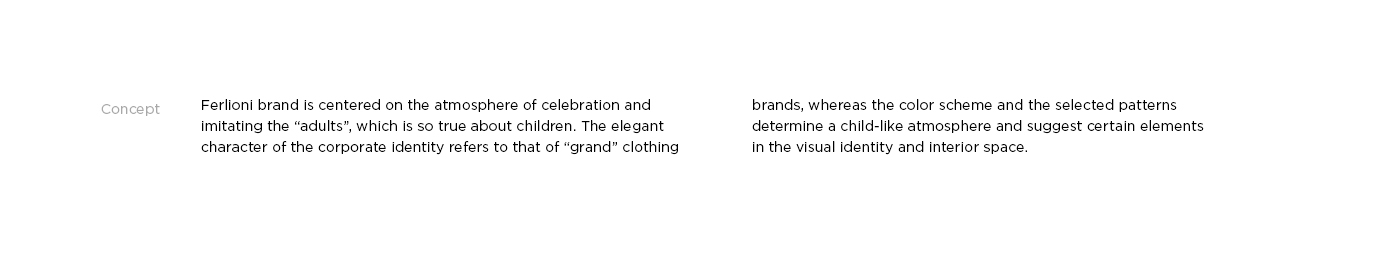TheGoort design Interior commercial design branding  identity Logotype clothes showroom kids