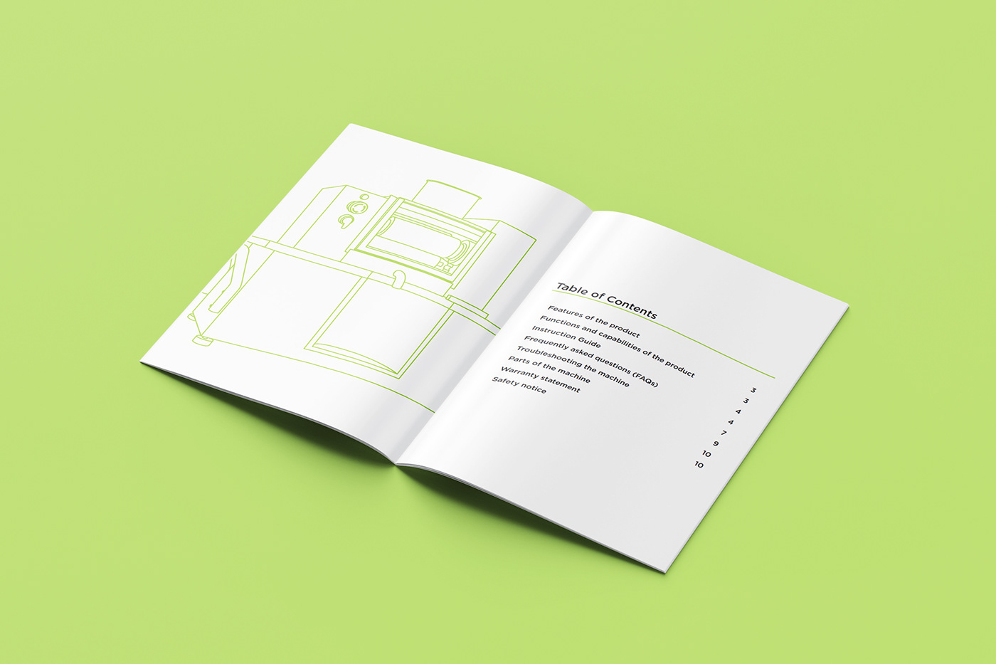 graphic design  brochure design ILLUSTRATION  booklet design line art illustration vector