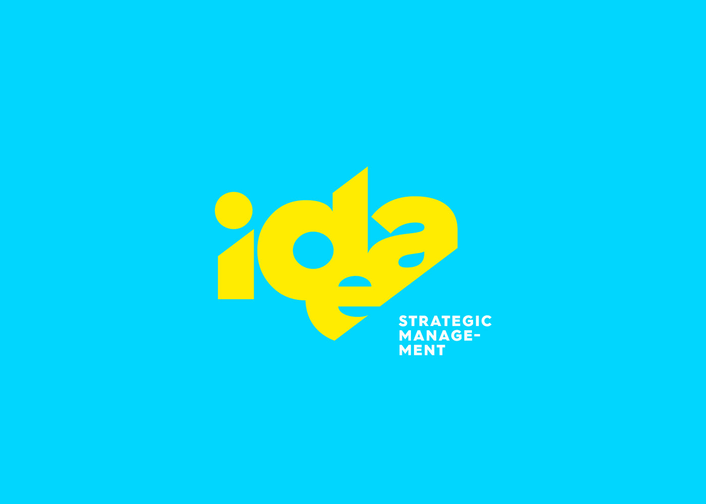 idea idea management  Idea Strategic Management Logo Design Corporate Identity branding 