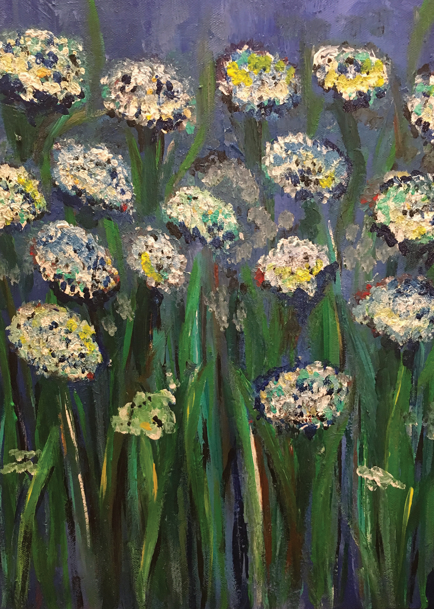 Painting of Flowers by Kate Danford