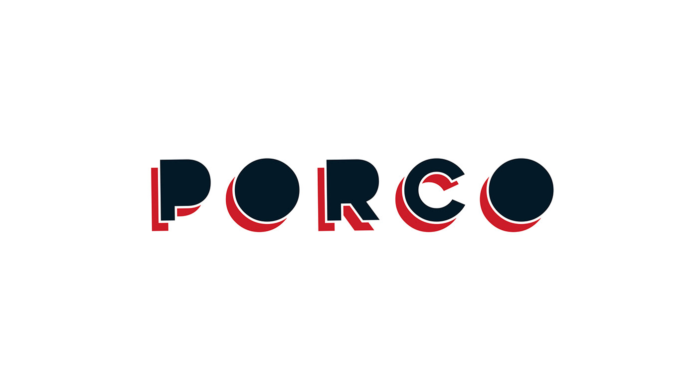 porco puerco Prochetta branding  Brand ID logo