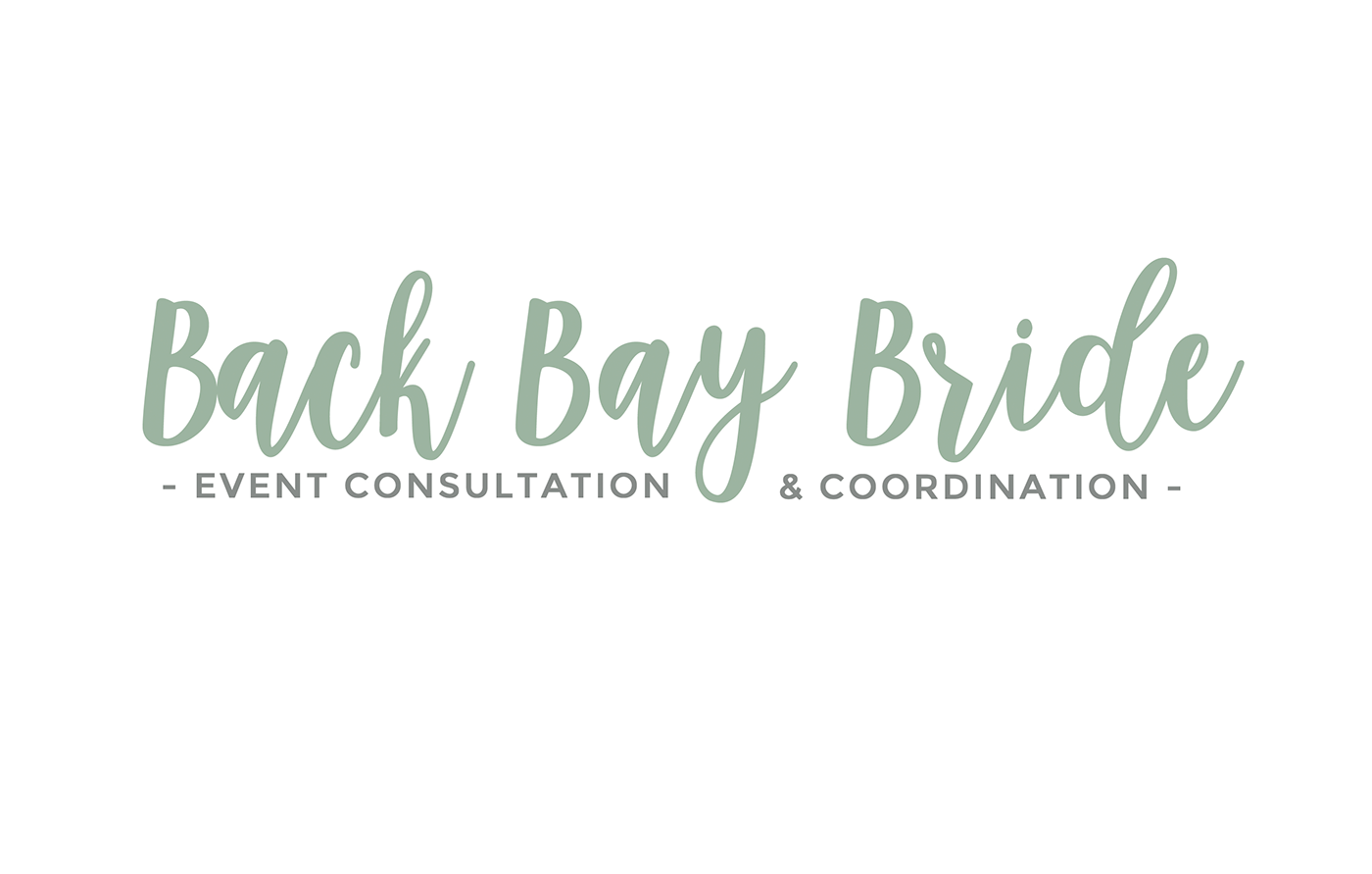 back bay bride central ma creative logo graphic design  Web Design 