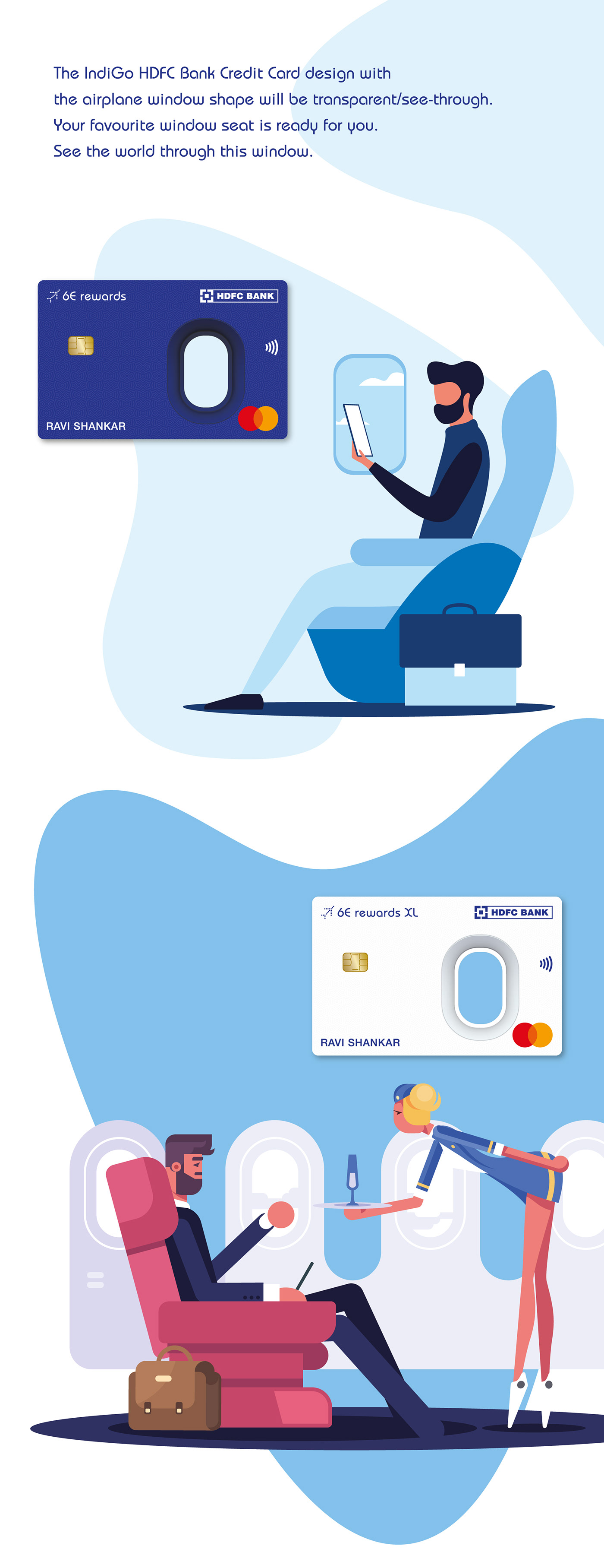Aeroplane AIR MILES airplane credit card finance HDFC Bank Indigo money Travel Window