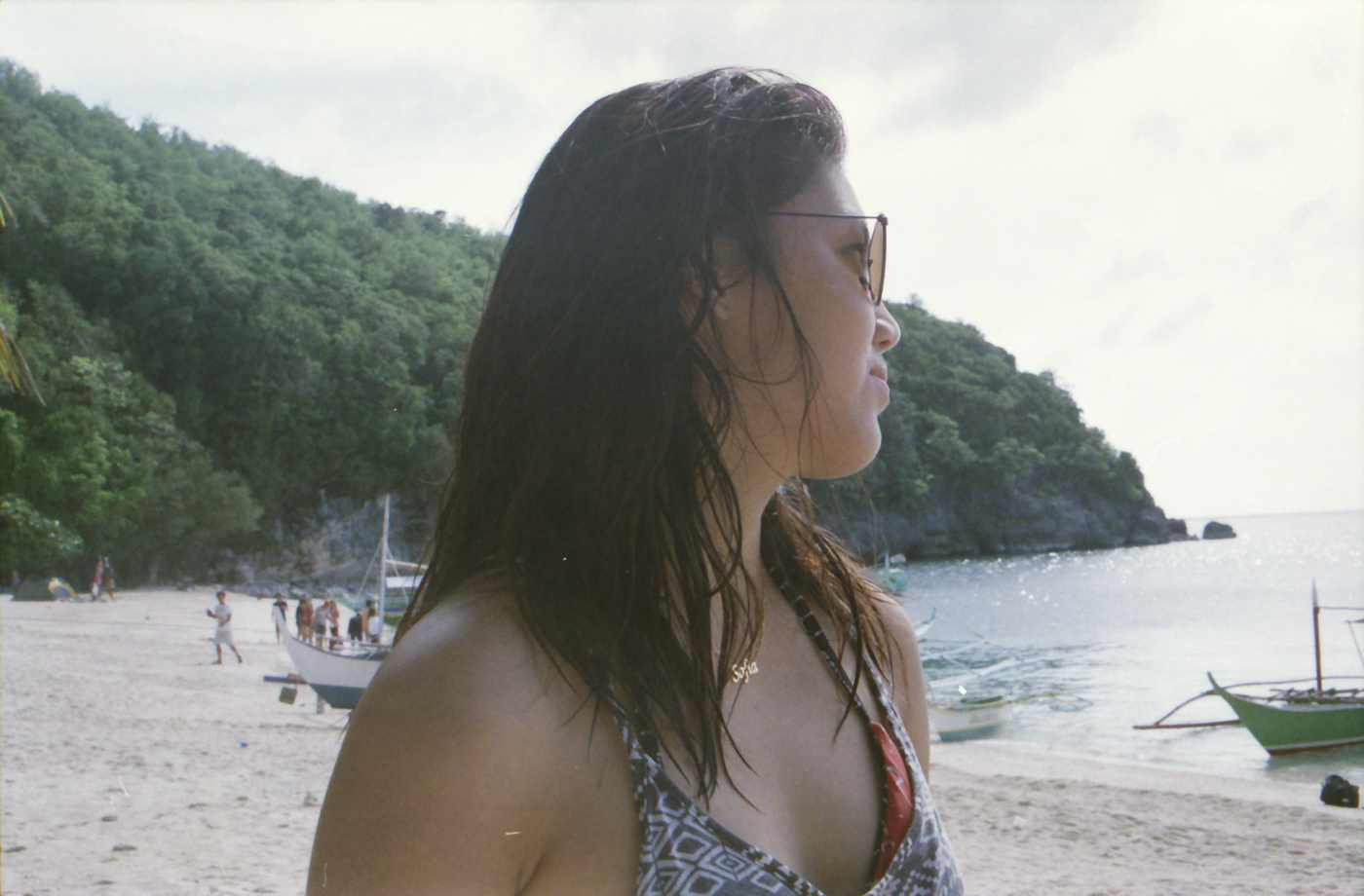 film photography 35mm beach tropics
