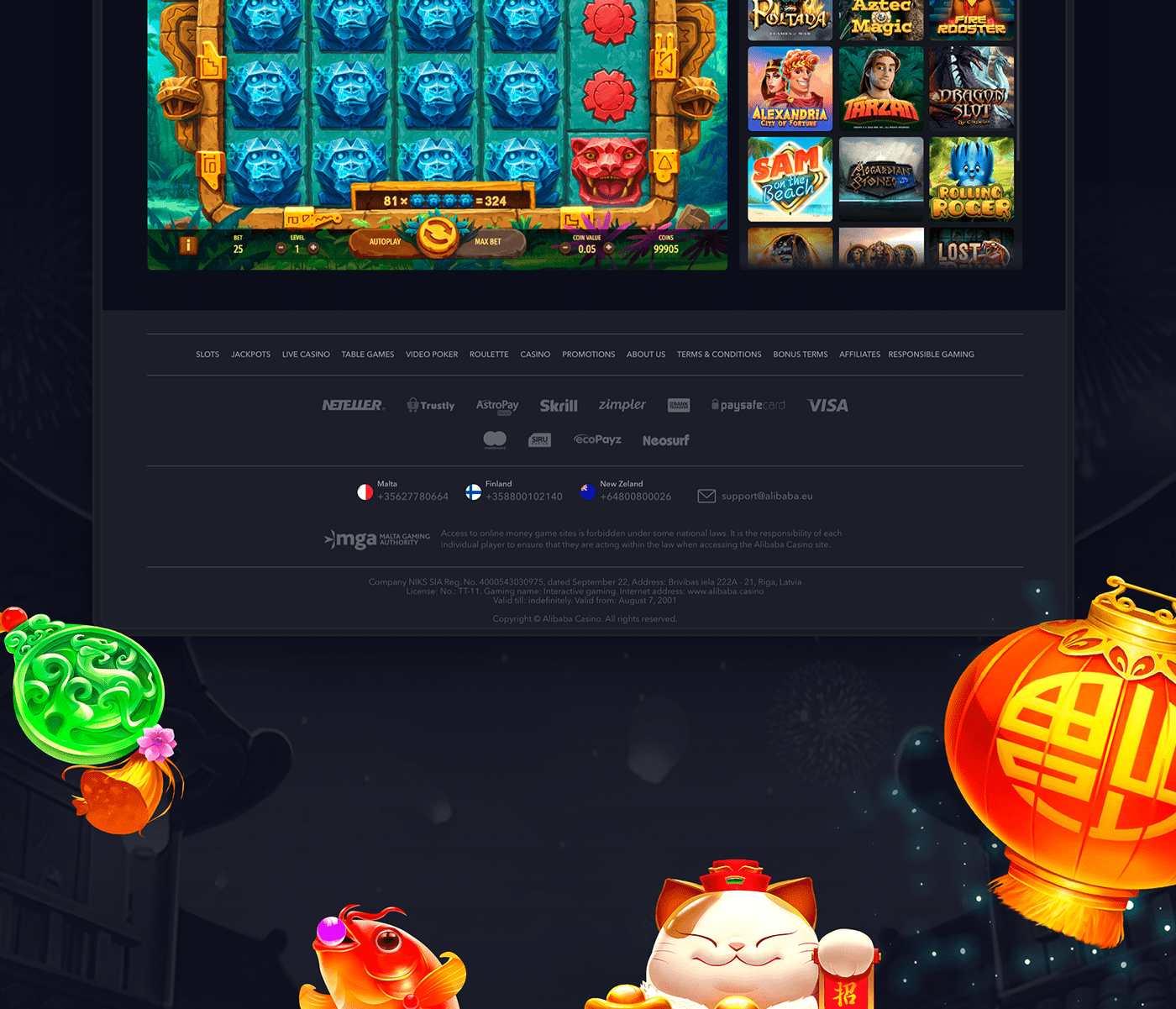 casino casino design design gambling Interface online casino Web