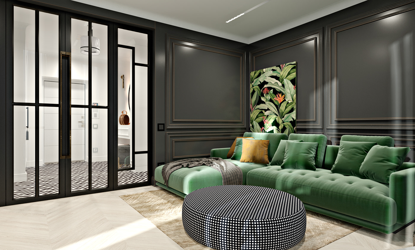 apartment design artdeco bathroom bedroom interior design  living room modern visualization дизайн интерьера