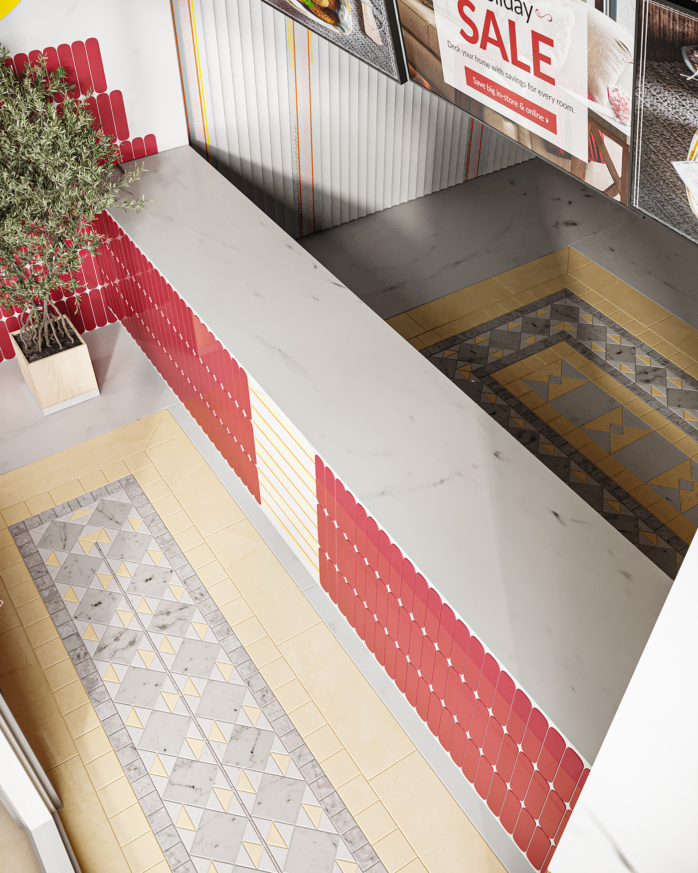 restaurant Food  egypt KSA Saudi Arabia interior design  Render visualization modern cafee design