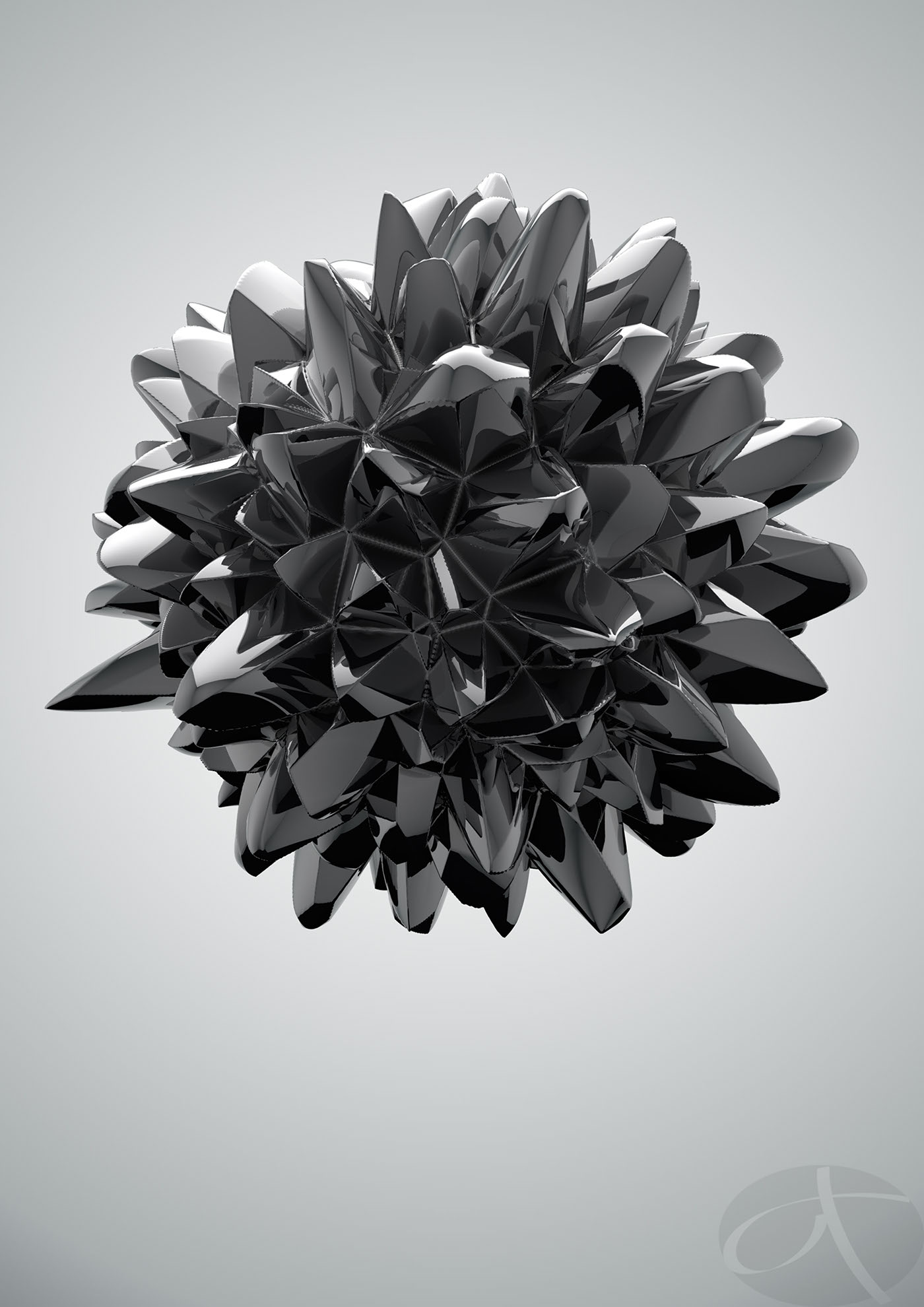 abstract sphere graphic design art digital alexander tietel 3D Render series