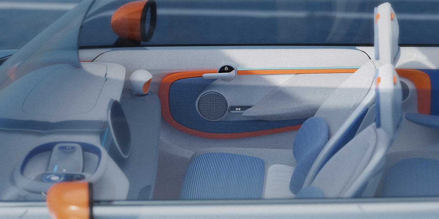 automotive   car design concept car design Interior MINI MINI Cooper