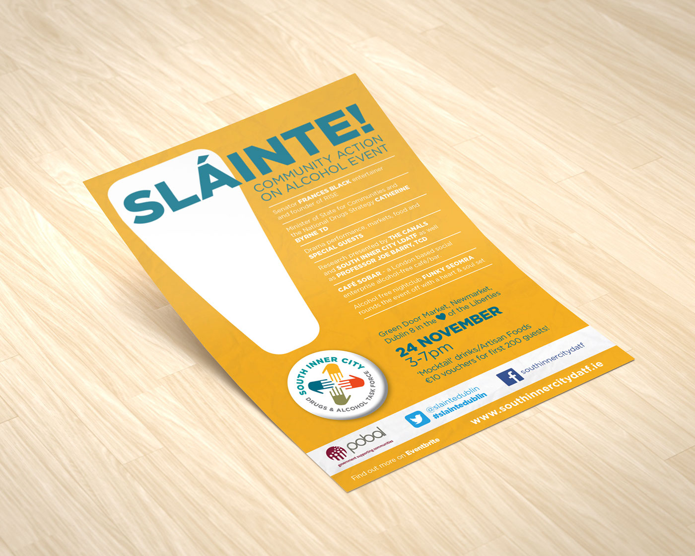graphic design  Advertising  promotional campaign flyers Booklet brochure ILLUSTRATION  sláinte posters infographs