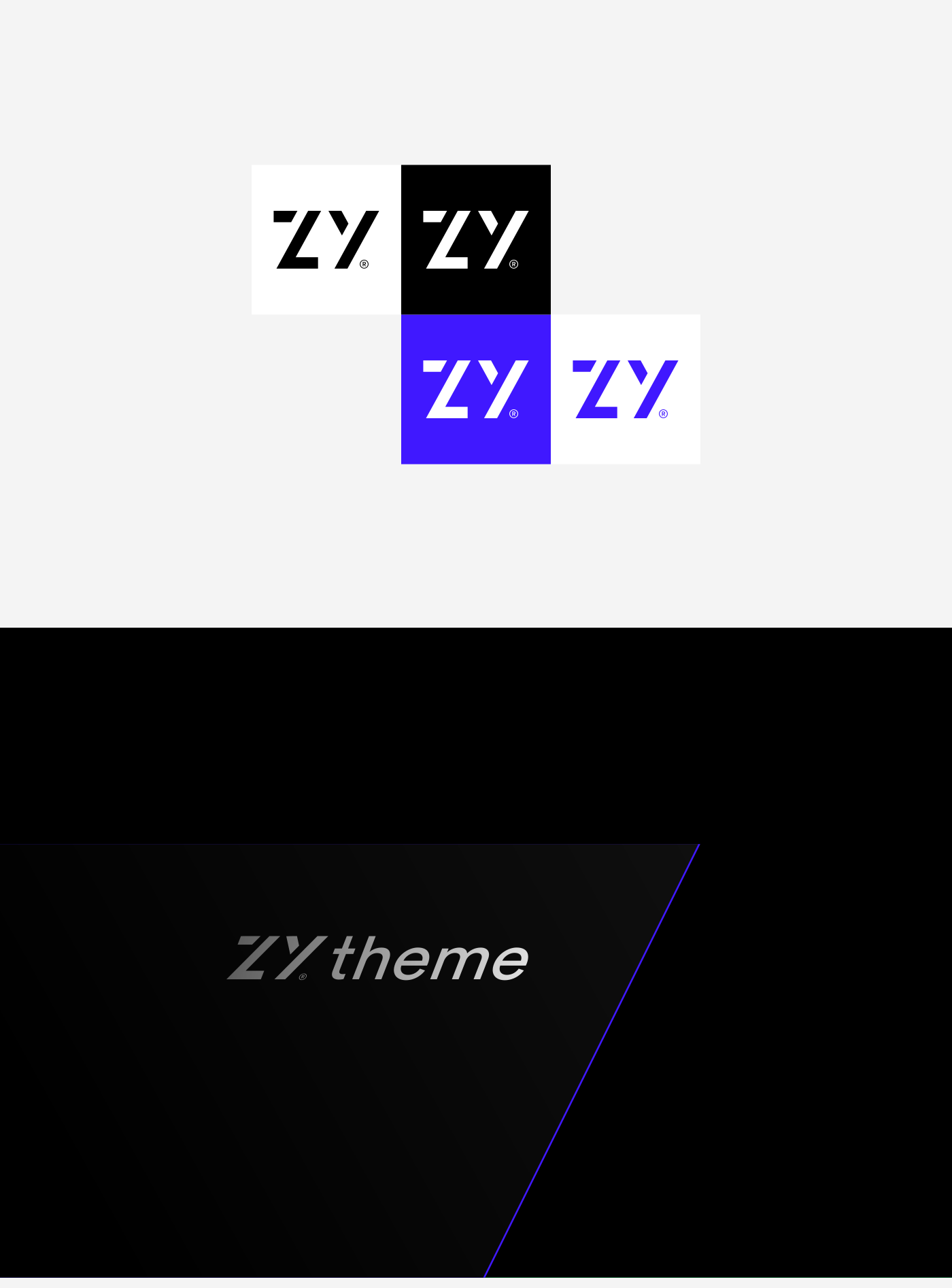 zy logo wordpress blue letters logo themeforest black face jozoor egypt Webdesign
