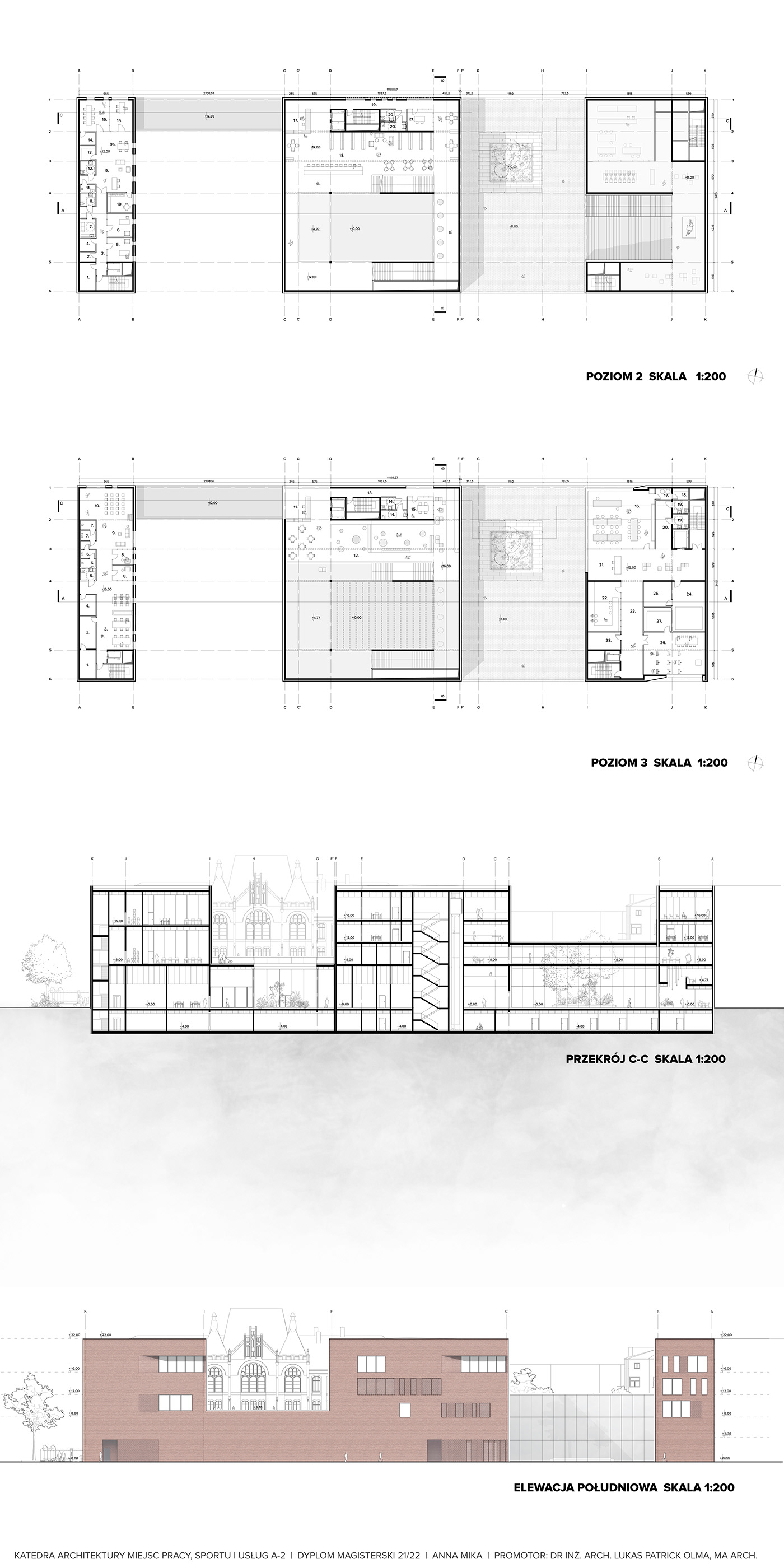 architecture architectural design 3d modeling Render exterior 3D visualization modern brick design