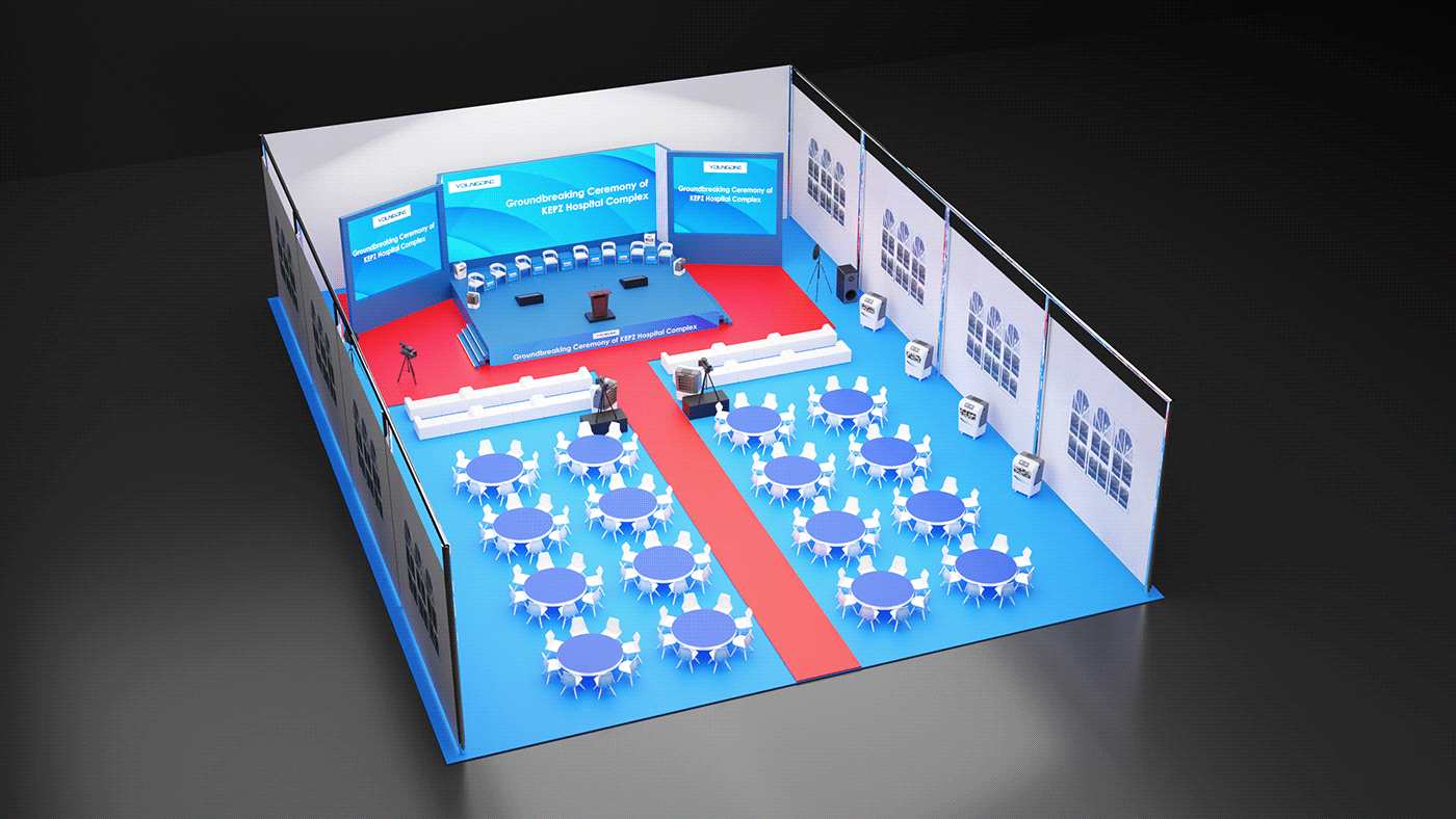 Event Design Event Event Management 3d design Layout Design 3D layout event planning setup design  wedding Conference design