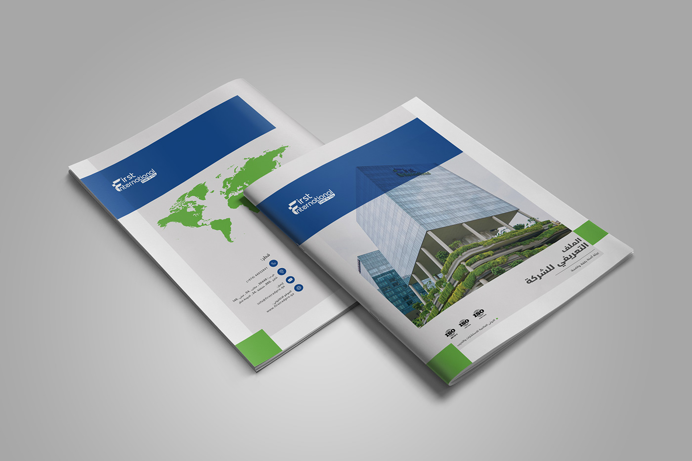 company profile brochure design Business Proposal ملف الشركة